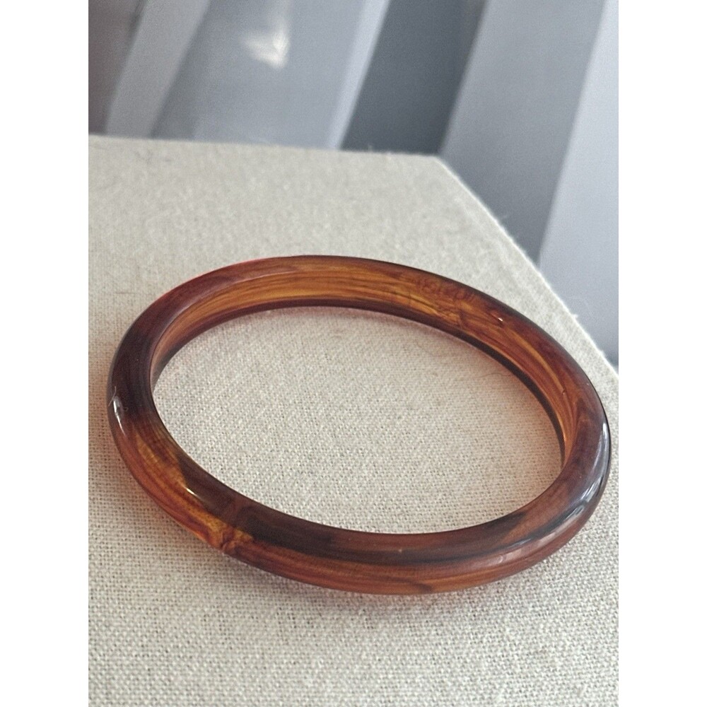 New In Box Avon Fade to Dusk Bangle Set (3-Piece) Faux Tortoise & Gold Python - Picture 6 of 11